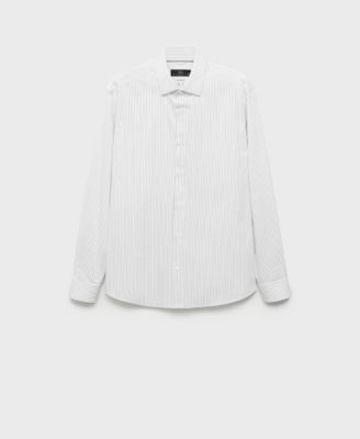 Men's Regular-Fit Striped Cotton Shirt