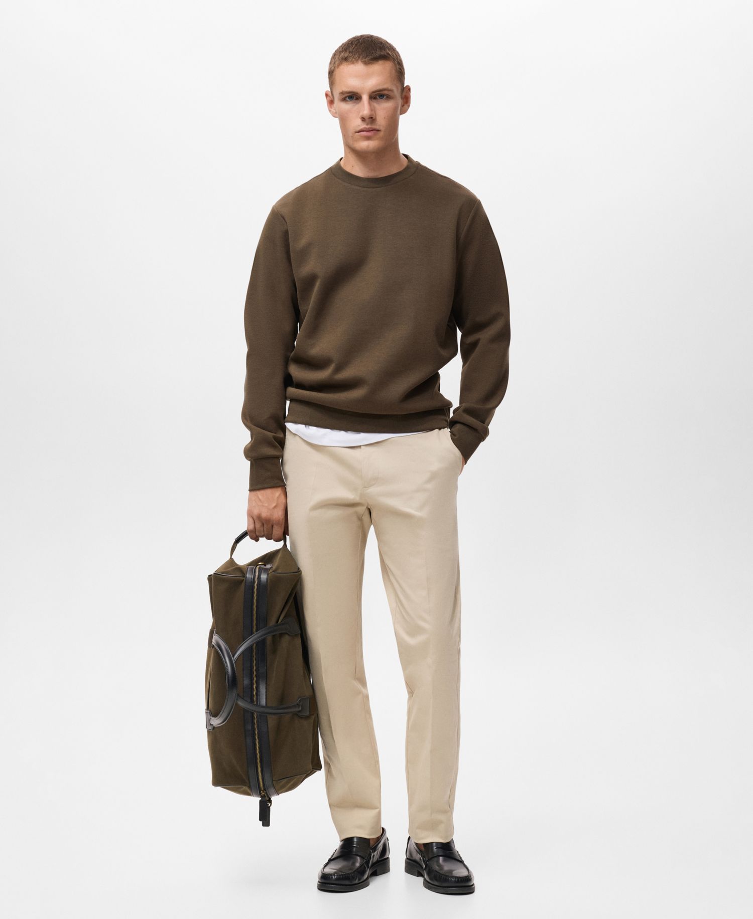 Men's Regular-Fit Cotton Sweatshirt