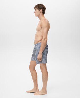 Men's Multi-Striped Swimsuit