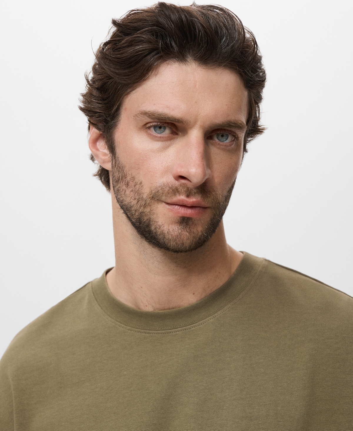 Mango Cotton Sweatshirt In Green