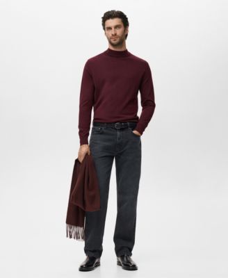 MANGO - Men's Wool Turtleneck Sweater