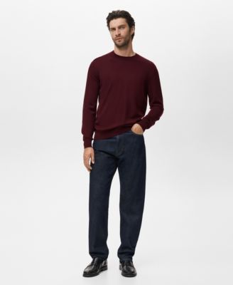 Men's Wool Round-Neck Sweater