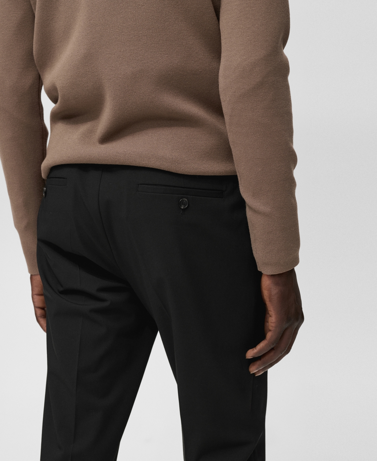 Mango Men's Bologna Slim-fit Comfort-stretch Pants In Black