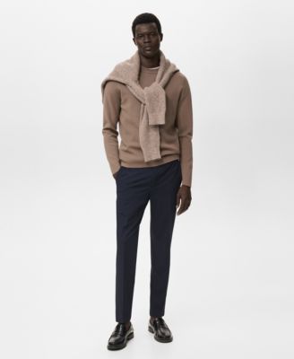 MANGO - Men's Bologna Slim-Fit Comfort-Stretch Pants