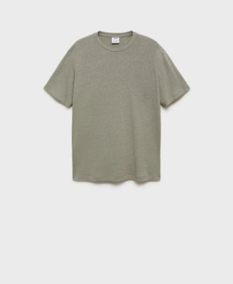 Men's Linen Slim-Fit T-Shirt