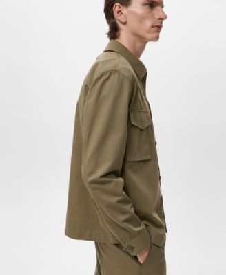 Men's Pockets Lyocell Cotton Jacket