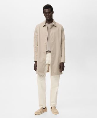 MANGO - Men's Classic Water-Repellent Trench Coat