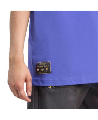 Men's Purple Manchester United Terrace Icons T-Shirt