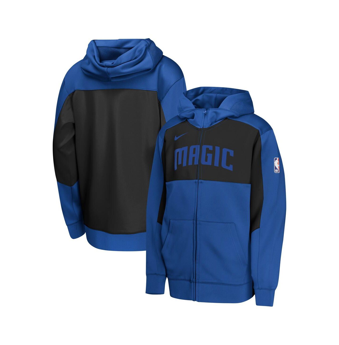 Детское худи Nike Blue/Black Orlando Magic Authentic On-Court Showtime Performance Full-Zip — фото 1