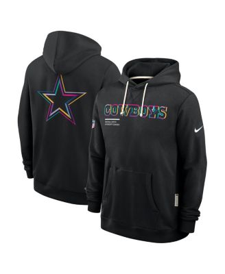 Nike - Men's Black Dallas Cowboys Tall 2025 NFL Crucial Catch Sideline Standard Issue Dri-FIT Hoodie
