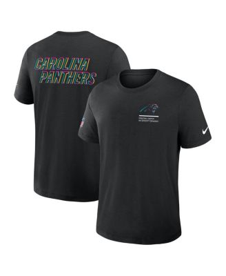 Nike - Men's Black Carolina Panthers 2025 NFL Crucial Catch Tri-Blend Dri-FIT T-Shirt