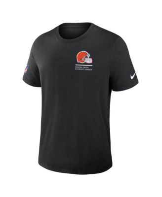 Men's Black Cleveland Browns 2025 NFL Crucial Catch Tri-Blend Dri-FIT T-Shirt