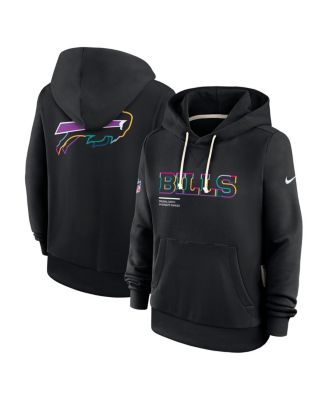 Nike - Women's Black Buffalo Bills 2025 NFL Crucial Catch Sideline Standard Issue Dri-FIT Hoodie