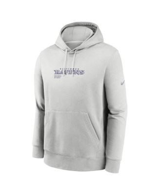 Men's Gray Baltimore Ravens Edge Pack French Terry Club Pullover Hoodie