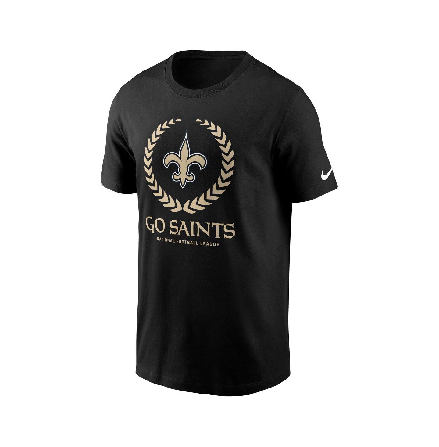 Мужская футболка Nike Black New Orleans Saints Primetime Local Essential — фото 2