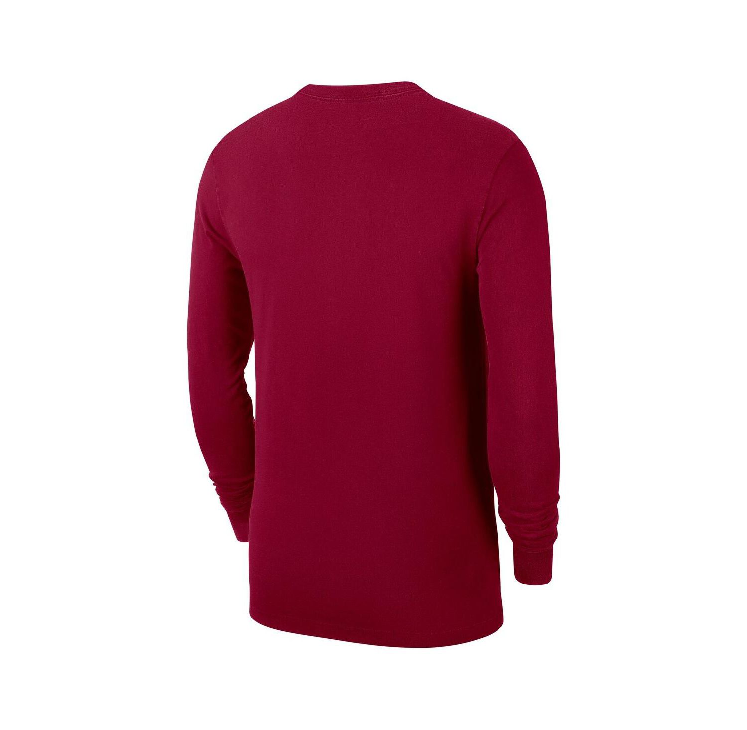 Men's Wine Cleveland Cavaliers Authentic Long Sleeve Practice T-Shirt