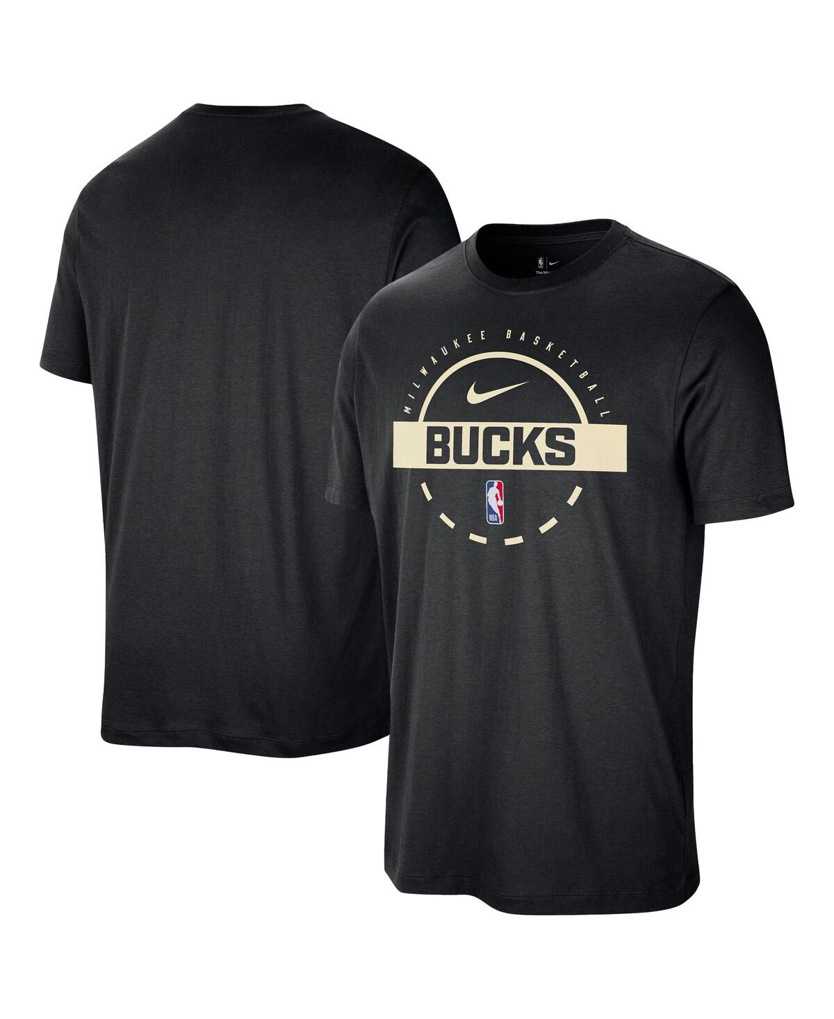Nike Men's Black Milwaukee Bucks Authentic Practice T-Shirt