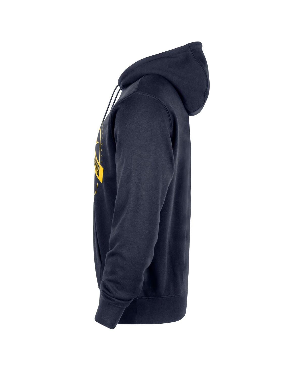 Nike Men's Navy Denver Nuggets 2025/26 Authentic Practice Club Pullover Hoodie In Blue
