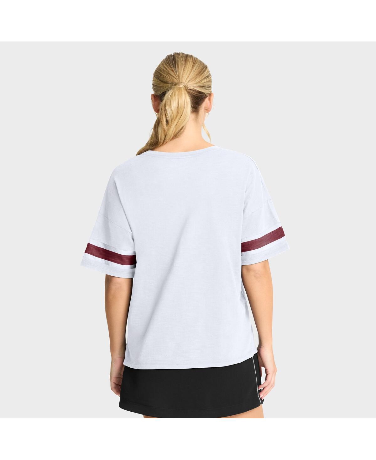 Fanatics Women's White Texas A&m Aggies Hometown Premium Script T-shirt In White