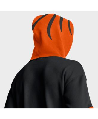 Men's Black Cincinnati Bengals Helmet Pullover Hoodie