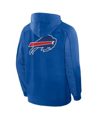 Men's Royal Buffalo Bills Checkdown Pass Full-Zip Hoodie
