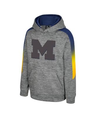 Big Boys and Girls Gray Michigan Wolverines The Gang Hoodie