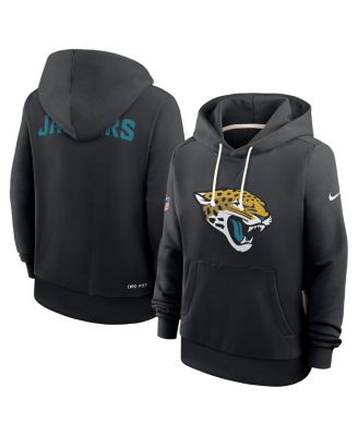 Women's Black Jacksonville Jaguars Sideline Standard Issue&nbsp;Initial Home&nbsp;Dri-FIT Hoodie
