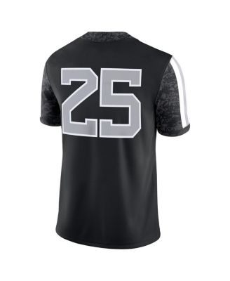 Men's 25 Black West Virginia Mountaineers Alternate Game Jersey