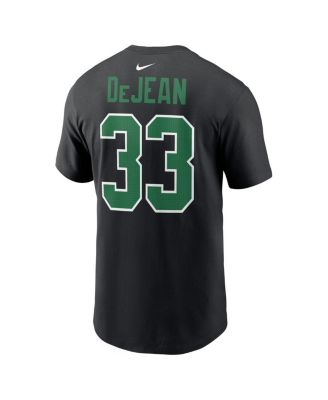 Men's Cooper DeJean Black Philadelphia Eagles Player Name Number T-Shirt