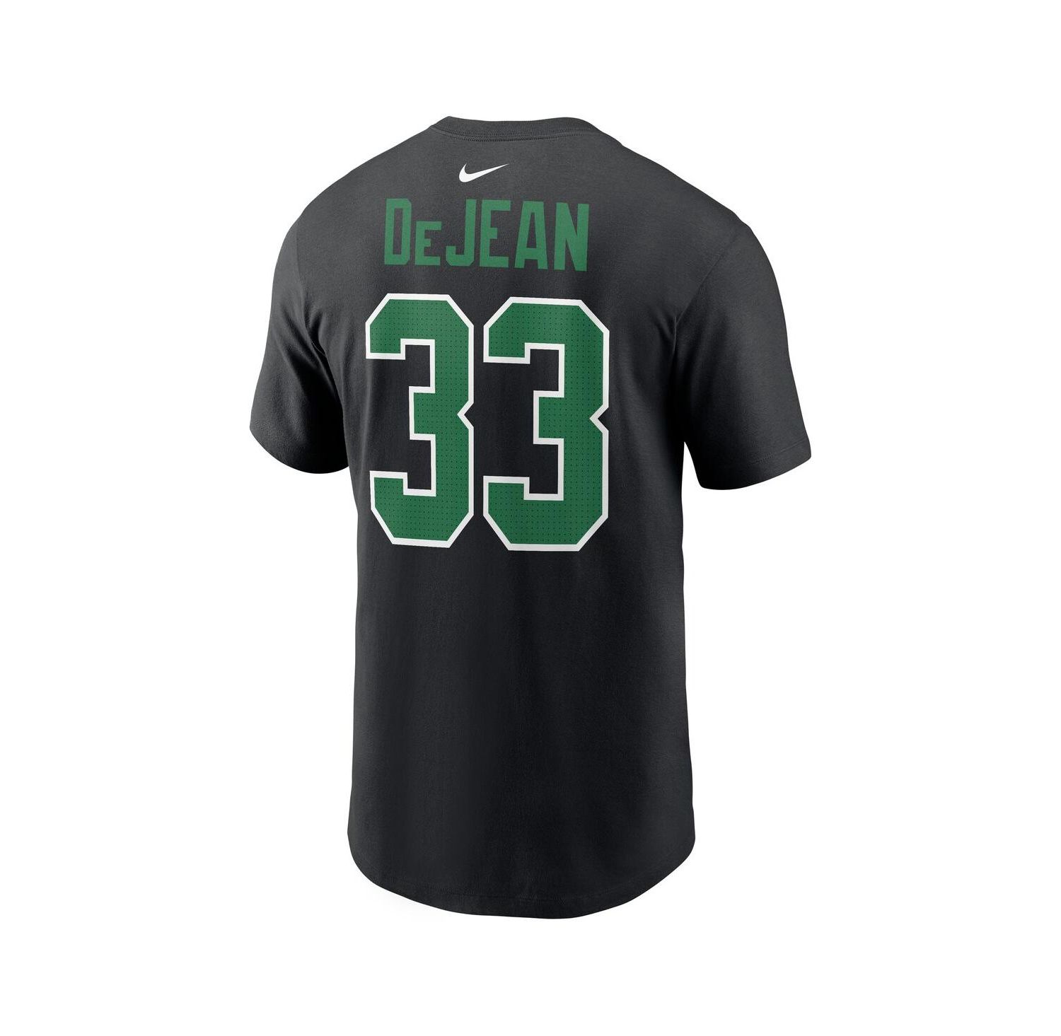 Men's Cooper DeJean Black Philadelphia Eagles Player Name & Number T-Shirt