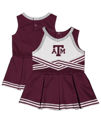 Colosseum - Girls Baby Boys and Girls Maroon Texas A&M Aggies Lollipop Park Cheer Dress