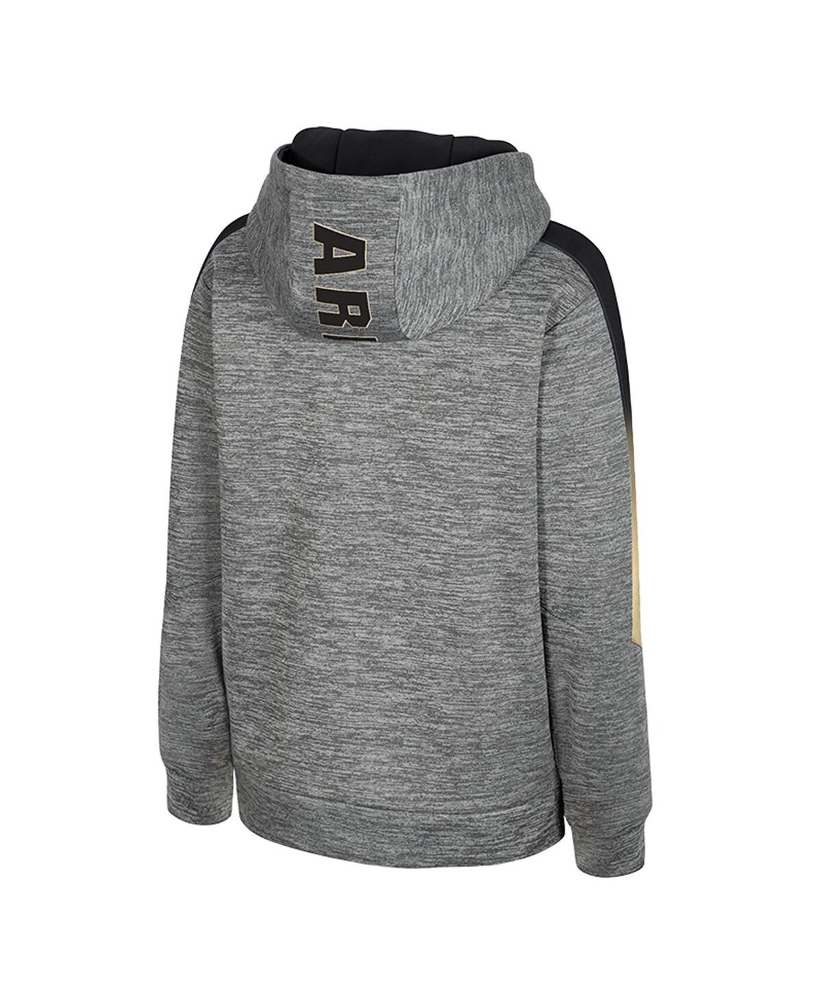 Colosseum Big Boys And Girls Gray Army Black Knights The Gang Hoodie In Gray