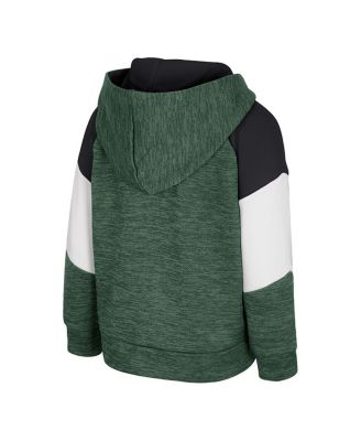 Toddler Green Michigan State Spartans Spirit Hollow Full-Zip Hoodie