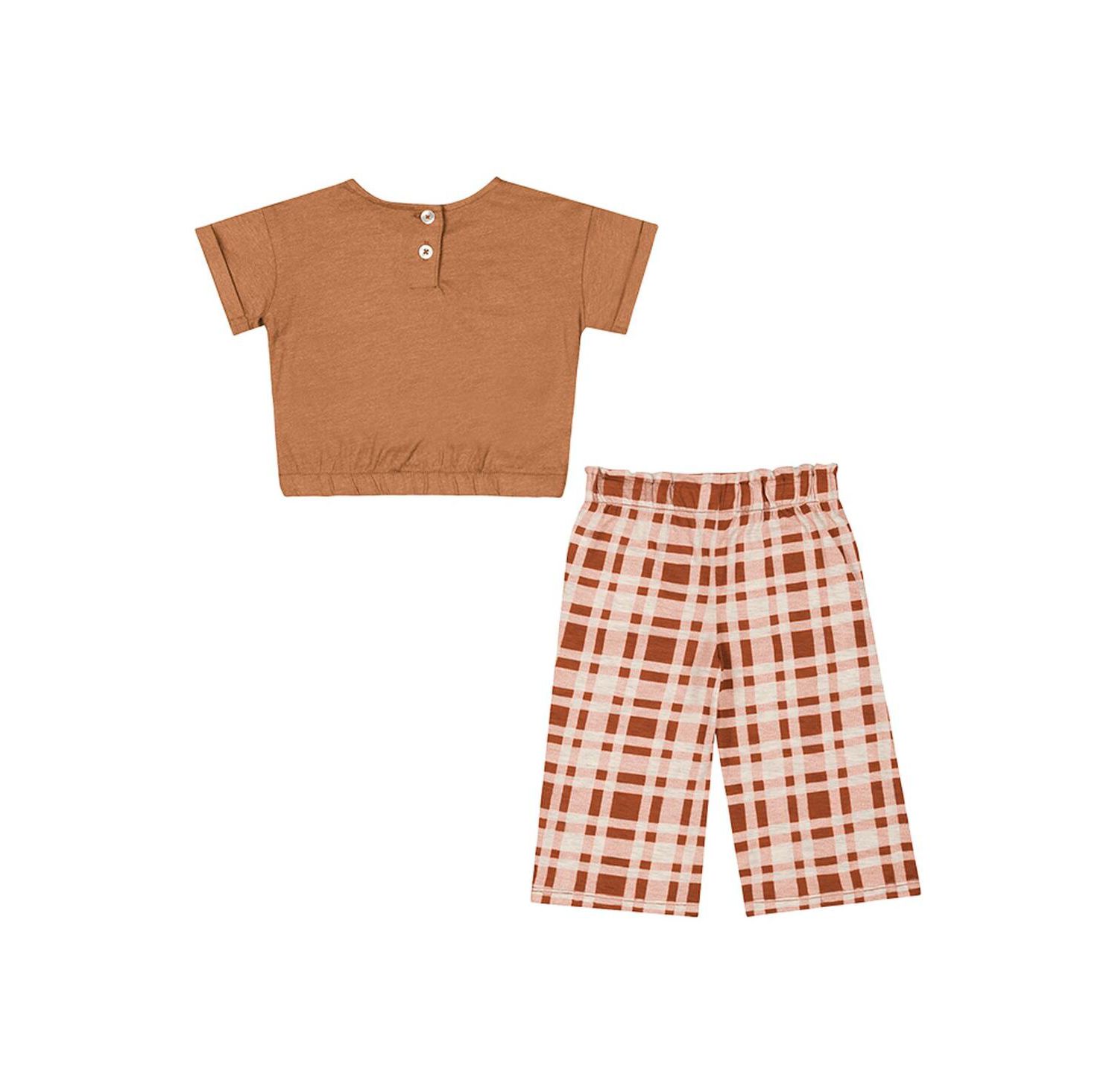 Baby Boys and Girls 2-Piece Texas Orange Texas Longhorns Sky Castle T-Shirt and Pants Set