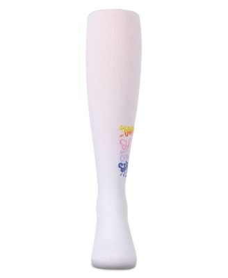 Girls Sunny Days Opaque Stretch Cotton Tights