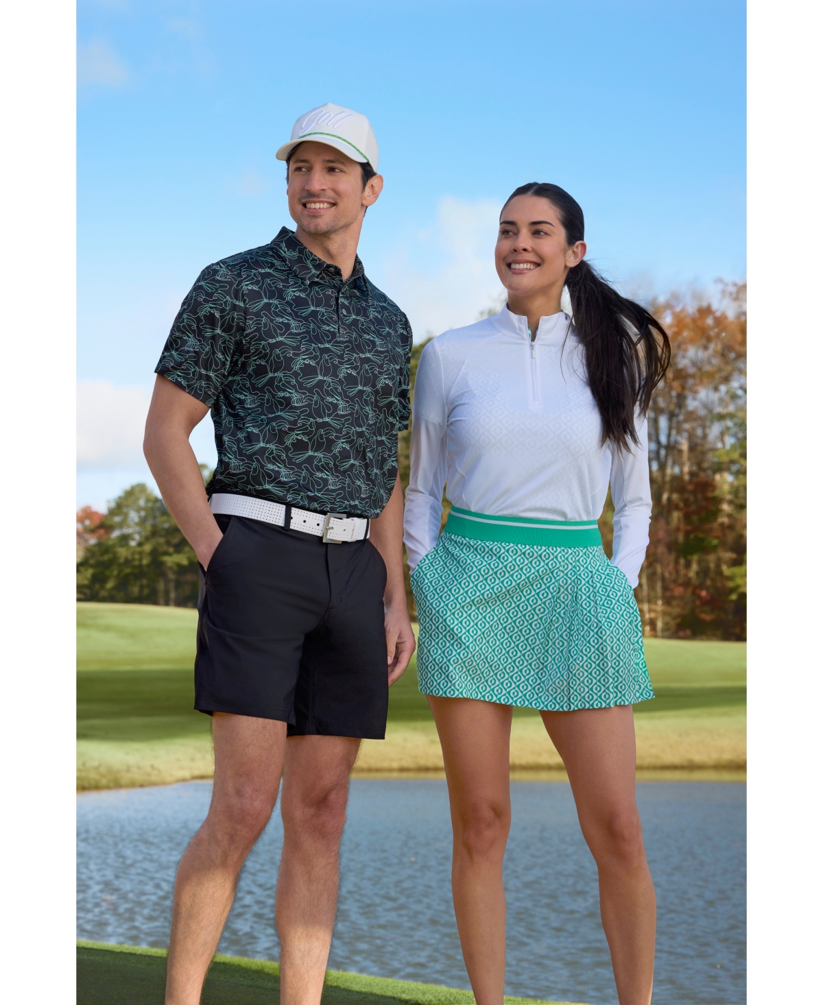 Pga Tour Men's Performance Pull-On 8" Golf Shorts