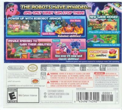 Kirby: Planet Robobot - 3DS (UAE)