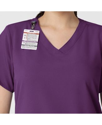 Women's W123 Basic V-Neck Scrub Top