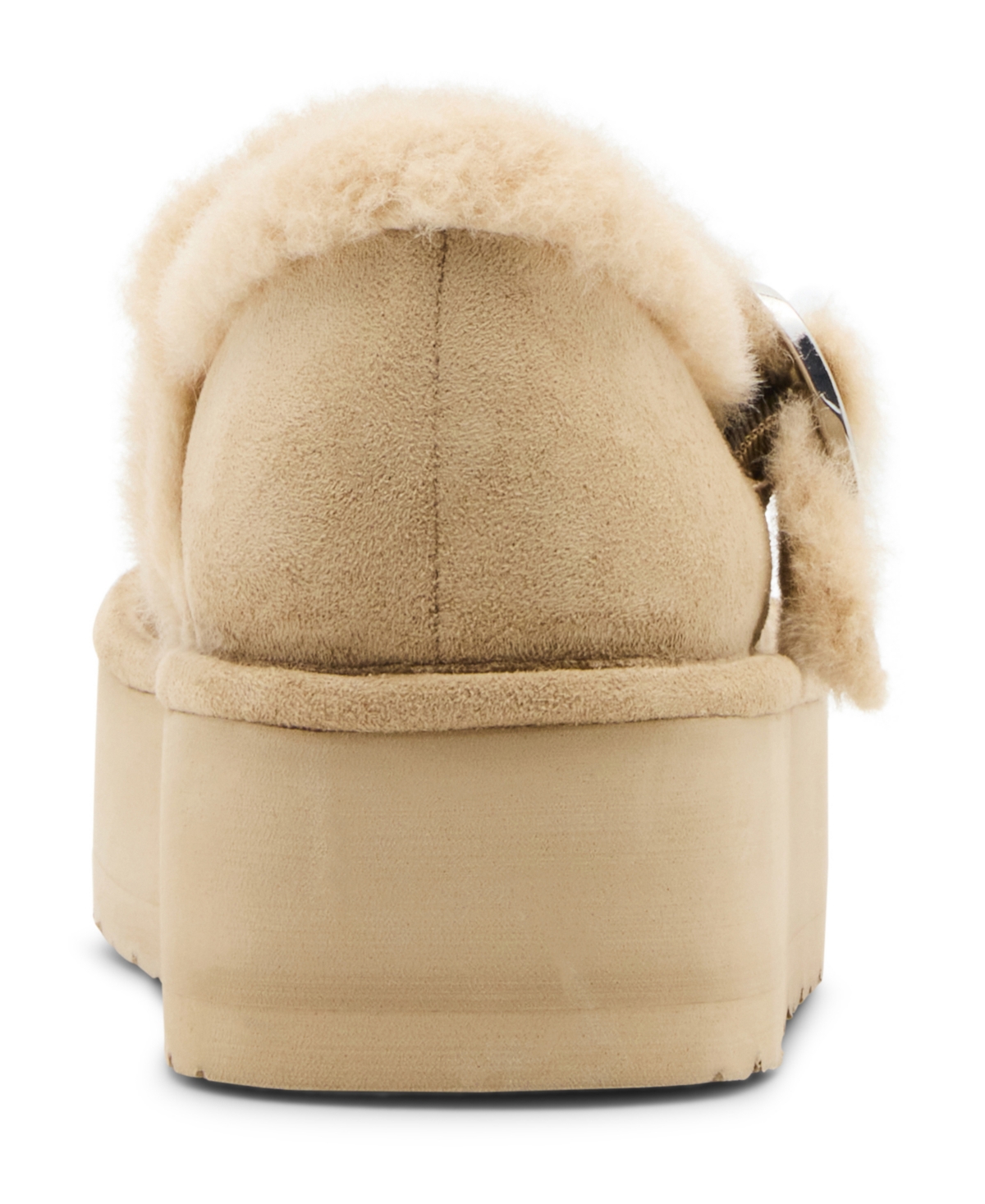 Madden Girl Women's Elena Cozy Platform Mary Jane Flat Shoes