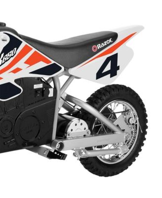 MX650 Dirt Rocket High-Torque Electric Motocross Dirt Bike, 17 MPH, Orange