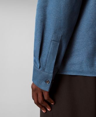 Men's Melange Flannel Classic-Fit Shirt