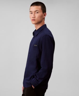 Men's Classic-Fit Yarn-Dyed Houndstooth Shirt