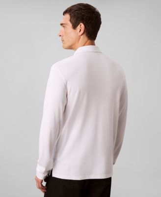 Supima Cotton Long Sleeve Polo Shirt