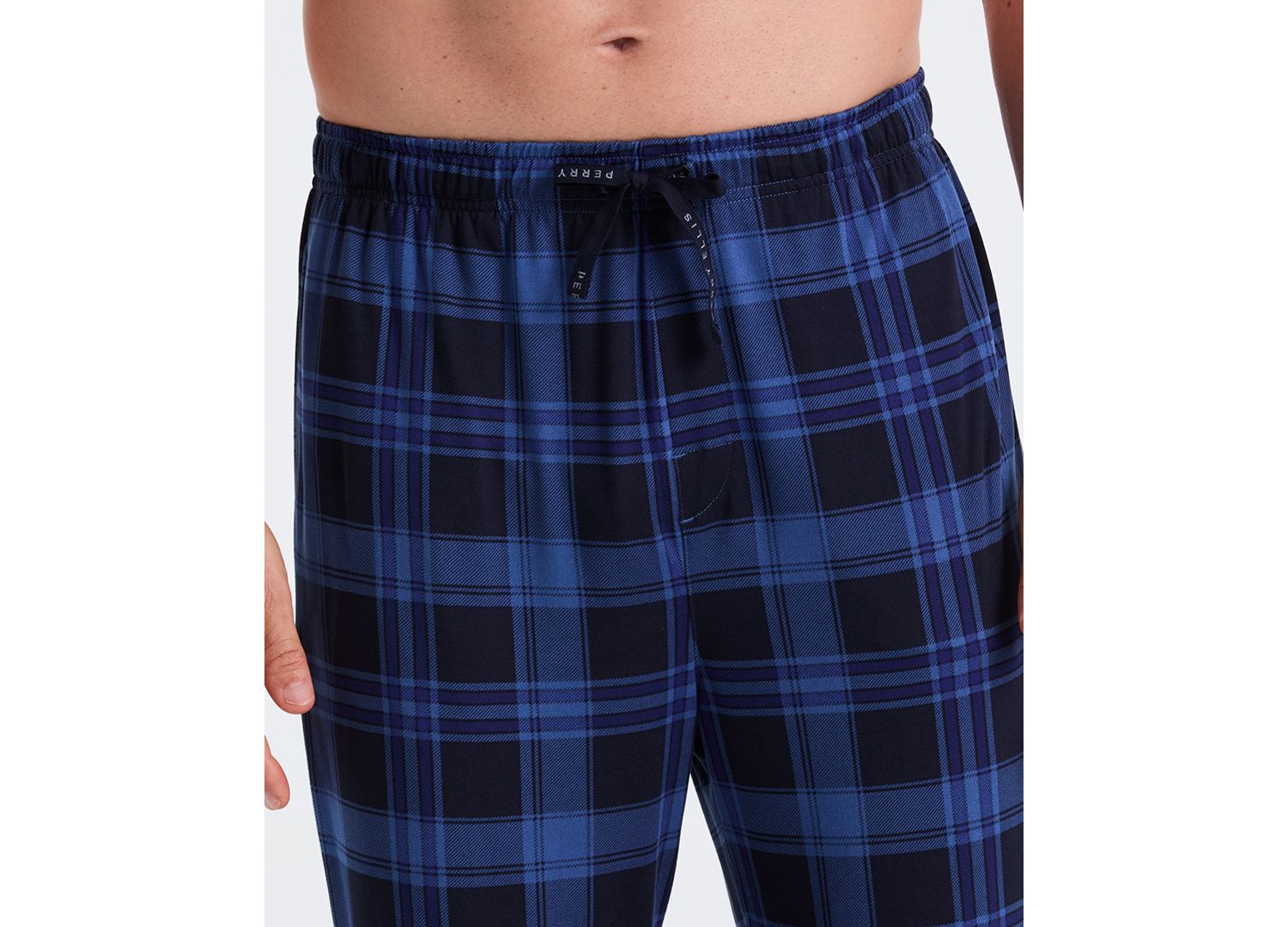 Men's Deluxe Touch Plaid Print Pajama Pants