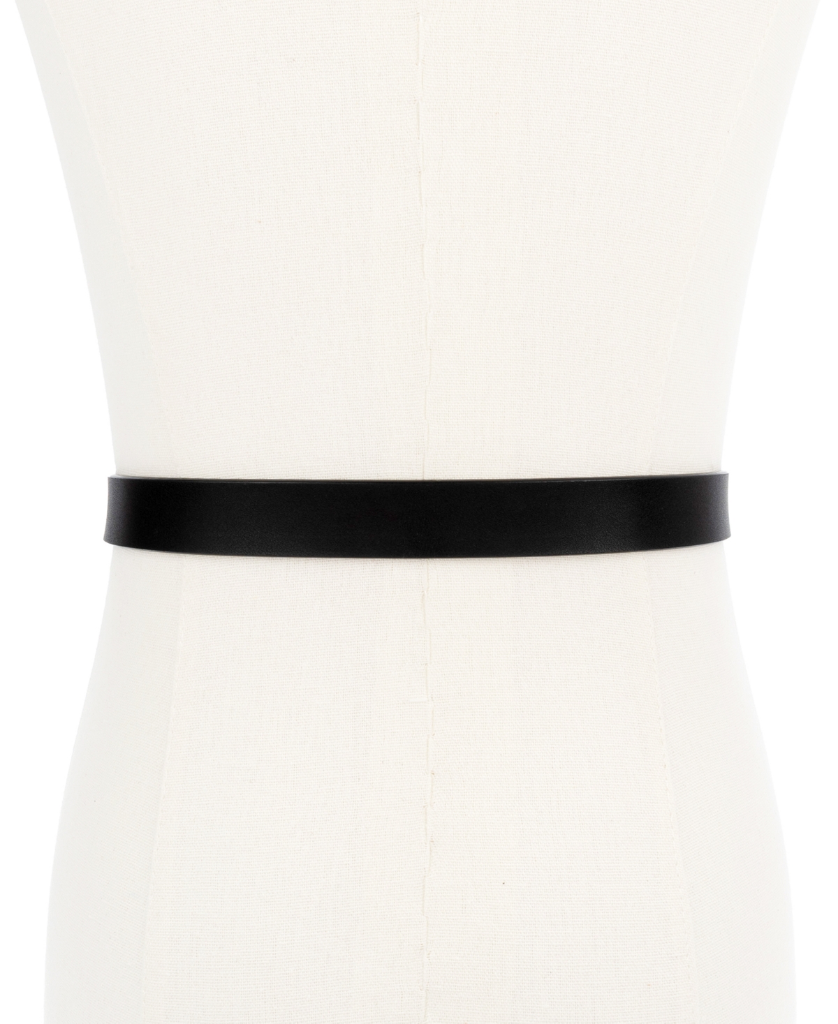 Michael Kors Women's 25mm Non-reversible Leather Belt In Black