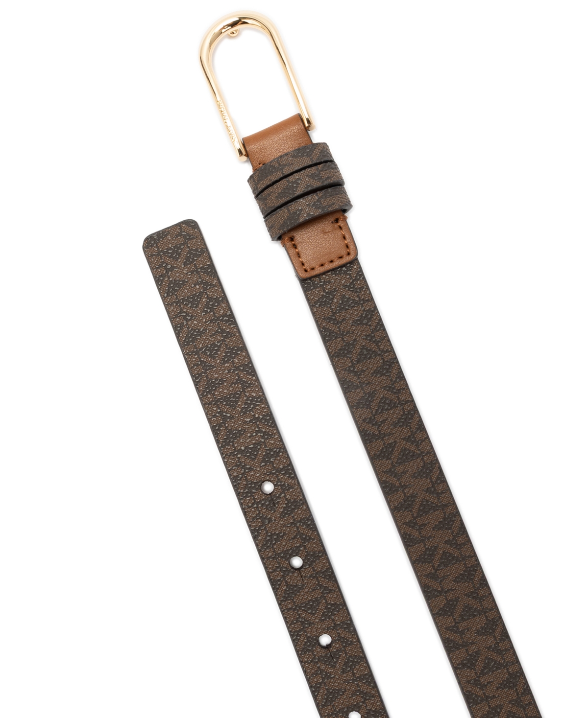 Michael Kors Women's Non-reversible Belt In Brown