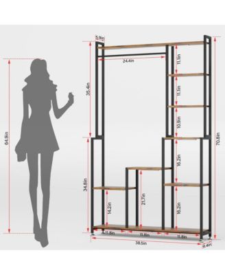 71" Indoor Plant Stand with Grow Light