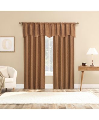 Belmont Floral Jacquard 100% Blackout Rod Pocket Curtain Panel