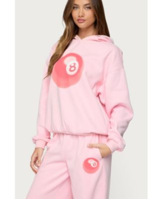Womens Lucky 8 Oversized Hoodie
