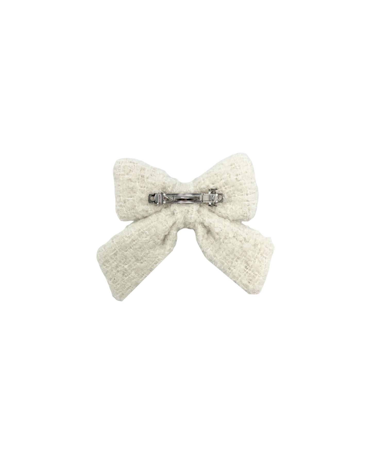 Аксессуары для волос Bits & Bows Boucle Hair Bow Barrette in White для девочек — фото 2